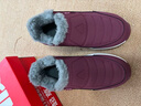 足力健老人鞋女雪地靴冬季加絨羊毛保暖中老年健步鞋老北京布鞋媽媽棉鞋 酒紅色女款【冬季新品】官方旗艦正品 38 曬單實(shí)拍圖