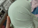 紀婭芙日系內衣女小胸聚攏學(xué)生高中少女薄款棉無(wú)鋼圈文胸收副乳防下垂 薄荷綠(褶皺款) 80A AB杯通用 曬單實(shí)拍圖