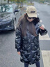 迪士尼寶寶童裝兒童羽絨服女童中長款白鴨絨洋氣中大童免洗冬加厚保暖輕薄 糖果粉 150 建議140-150cm11-12歲cm 《 曬單實拍圖
