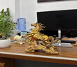 RWTW馬到成功馬擺件生肖馬客廳辦公室桌面裝飾送領(lǐng)導老板禮品 新款馬到成功鎏金色大號 44* 3cm 曬單實(shí)拍圖