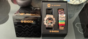 卡西歐（CASIO）G-SHOCK小鋼炮金屬表殼防震防水自動(dòng)LED運(yùn)動(dòng)男士女士手表一對(duì)表 GM-110RH-1APR 曬單實(shí)拍圖