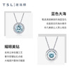謝瑞麟（TSL） 18K金項(xiàng)鏈女冰藍(lán)甜心系列海藍(lán)寶石鉆石項(xiàng)鏈64246 定價(jià)類(lèi)（鉆石18顆，共約0.08分） 曬單實(shí)拍圖