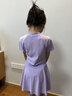 羽克兒童泳衣女童2024新款連體泳衣裙小學(xué)生沙灘防曬速干保守游泳套裝 棠紫色 【內置安全底褲】無(wú)胸墊 3XL【130-140cm體重55-75斤】 曬單實(shí)拍圖