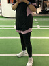 佐朗迪（zuolangdi） 瑜伽服女套裝2025新款大碼跑步運(yùn)動(dòng)套裝胖mm顯瘦遮臀 淺紫四件套 2XL （建議135-150斤） 曬單實(shí)拍圖
