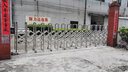 不銹鋼電動(dòng)伸縮門(mén)推拉折疊門(mén)工廠(chǎng)學(xué)校廠(chǎng)房單位智能遙控收縮大門(mén) 定制門(mén)（咨詢(xún)客服定制） 曬單實(shí)拍圖