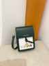 viney包包女包手機包牛皮斜挎包迷你單肩包生日禮物送女友老婆 【綠色】實(shí)用高檔ck風(fēng)小包 曬單實(shí)拍圖