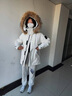 雅鹿情侶款羽絨服男冬季時尚工裝毛領(lǐng)加厚派克服保暖上衣外套男裝 YU807V12190黑色 175/L【140-150斤】 曬單實拍圖