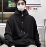 艾漫登高領(lǐng)沖鋒衛衣男春秋冬季新款i人社恐忍者機能瀾同款中山即墨 黑色（拉鏈衛衣） XL 115-140優(yōu)先發(fā)貨 曬單實(shí)拍圖