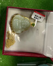 洛麗亞七夕情人節(jié)送老婆和田玉晴水色鐲心料頂珠碧玉大肚佛公吊墜 曬單實(shí)拍圖