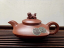 璽翰雅（ROYHOYE）宜興紫砂壺名家張泉林全手工泡茶壺家用原礦黑墩頭般若壺高檔茶器 般若壺 黑墩頭 300ml 曬單實(shí)拍圖
