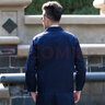 宏安途工作服套裝男深藍春秋長(cháng)袖上衣褲子勞保服汽修服工作服定制 藏藍色套裝 XXL/180 曬單實(shí)拍圖