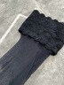 Wolford 沃爾福特Satin20D繁花系列光澤性感防滑蕾絲黑絲大腿襪21223  4273 透明膚色M 曬單實(shí)拍圖