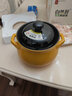 自然廚電磁爐砂鍋明火通用煲湯煎中藥專(zhuān)用燉鍋耐高溫家用陶瓷沙鍋滋生鍋 ＞5人-明火專(zhuān)用 內黑外黃 5L 曬單實(shí)拍圖