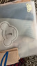 棉孖嬰兒襪子春秋季新生兒寶寶中筒襪純色無骨襪純色豎條兒童長(zhǎng)筒襪子 藍(lán)色組 3雙 1-3歲 (L) 襪底長(zhǎng)12cm 曬單實(shí)拍圖