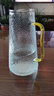 梵卡奇（FANKAQI）高檔冷水壺玻璃耐高溫大容量涼茶壺裝白開(kāi)水瓶家用大容 玻璃把暴雪壺 1600ml 曬單實(shí)拍圖
