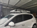 韓特通用款車(chē)頂架行李框改裝件鋁合金雙層款車(chē)頂行李架框越野轎車(chē)皮卡 配鯊魚(yú)款靜音橫桿+網(wǎng)雨布繩 雙層180*100cm（銀色）+鋁立柱6個(gè) 曬單實(shí)拍圖