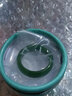 親恒薈保價(jià)官方官方和田玉碧玉戒指指環(huán)扳指新坑菠菜綠玉環(huán)男 戒指內徑23mm 曬單實(shí)拍圖