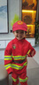 洛之潮消防員服裝兒童消防服衣服幼兒園男孩職業(yè)表演角色扮演套裝演出服 鴨舌帽+上衣+長(cháng)褲+腰帶 120 曬單實(shí)拍圖