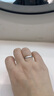 周六福（ZLF）PT950鉑金戒指男女款白金情侶對戒求婚指環(huán)愛無止境 17號-4.12g 曬單實拍圖