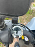啟巡摩托車(chē)車(chē)把鐘表自行車(chē)通用復古裝飾車(chē)把改裝車(chē)載時(shí)鐘指針表時(shí)間表 黑色-白面 曬單實(shí)拍圖