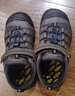 KEEN NEWPORT SHOE 兒童戶(hù)外休閑防滑防撞運動(dòng)鞋大小兒童鞋 鋼鐵灰/亮藍色-1025502-大童 35 曬單實(shí)拍圖