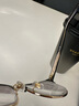 萬寶龍（Montblanc）眼鏡框男MB0259OK白敬亭同款方框板材黑色眉線框萬寶龍眼鏡架男士 005-黑色/55尺寸 曬單實拍圖