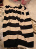 歌依妮2025夏季女裝無(wú)袖打底背心甜美內搭外穿上衣 黑色條紋 L 曬單實(shí)拍圖