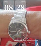羅西尼（ROSSINI）手表男國表自動(dòng)機械手表男士手表雙歷防水商務(wù)腕表新年禮物送男友 原色黑盤(pán)鋼帶男表5725W04A 曬單實(shí)拍圖