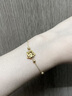 老鳳祥蓮花黃金手鏈女足金手串轉(zhuǎn)運珠七夕情人節(jié)禮物送女友老婆生日 【京速達(dá)】足金蓮花吊墜+贈925銀手鏈 曬單實拍圖