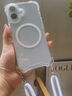 晴舫蘋果16promax手機(jī)殼磁吸新款15pro外斜挎繩適用iPhone14plus保護(hù)套全包防摔13p軟四角開孔12pm簡(jiǎn)約 -00-四角開孔磁吸-透明+掛繩G01 iPhone16 曬單實(shí)拍圖