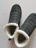 卡帝樂(lè )鱷魚(yú)（CARTELO）新品高檔老北京布鞋男棉鞋冬季高幫大碼保暖加絨加厚45防滑老年人雪地靴46 灰色高*幫 46 曬單實(shí)拍圖