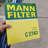 曼牌（MANNFILTER）C2743空氣濾芯 空氣格適用于雪佛蘭景程1.8 L 2.0L奇瑞V5東方之子 曬單實(shí)拍圖