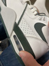 耐克（Nike）官方男鞋 Air Flight 89 皮革運動鞋復古圓頭透氣輕便低幫籃球鞋 FQ8256-101-白綠 40 曬單實拍圖