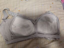 夢(mèng)芭蒂內衣女大胸顯小文胸無(wú)鋼圈薄款性感上托聚攏調整型收副乳胸罩 曬單實(shí)拍圖