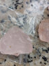 天然水晶宝石石头奇石矿石标本原石摆件地质教学科普摆件 粉水晶一块(2-3cm) 实拍图