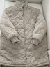 衣典零一（LEDIALYI）加絨加厚派克棉服女中長款2024冬季女裝新款中年寬松棉衣棉襖外套 淺咖色 M（推薦100-120斤） 曬單實(shí)拍圖