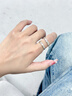 GLTEN情侶戒指女銀對戒婚戒生日禮物女生結婚表白紀念日送男女朋友老婆 曬單實(shí)拍圖