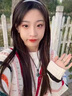 DAVEY MODE彩色條紋針織毛衣女秋冬2025慵懶寬松設計感鉤花鏤空開衫外套上衣 開衫款【zt】 M 建議95-105 曬單實拍圖