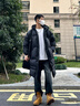 LI-NING李寧長(zhǎng)款羽絨服國(guó)旗款男子2024冬季連帽保暖加厚防風(fēng)外套AYMU343 AYMU343-1長(zhǎng)款黑色 M 曬單實(shí)拍圖