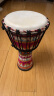 美德威非洲鼓 8英寸布艺羊皮款 轻型丽江手鼓 儿童初学练习可调音 实拍图