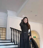 予瑾配大衣韓系兩件套針織半裙女秋冬季2024新款感套裝毛衣長(zhǎng)裙子 深灰色 M 95-110斤 曬單實(shí)拍圖