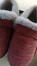 朦朦兔流氓兔包跟棉拖鞋女冬季家居加厚加絨高幫雪地靴保暖棉鞋冬天外穿 咖啡色 44-45 適合43-44腳 曬單實(shí)拍圖