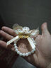 海伊朵 伴娘手腕花 新娘姐妹手花森系小清新婚禮結(jié)婚手環(huán)花婚紗配飾 米色手腕花 (彈力珍珠鏈) 曬單實(shí)拍圖