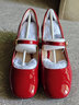 73Hours白鹿同款女鞋心動(dòng)offer春季新款復古高跟瑪麗珍鞋 紅色 36 曬單實(shí)拍圖