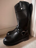 百思圖24冬商場(chǎng)同款簡(jiǎn)約復古騎士靴高筒靴女長(cháng)靴W2088DG4 黑色 36 曬單實(shí)拍圖