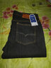 蘭威費雷春夏\/秋冬季直筒寬松帶絨男士加絨加厚牛仔褲男保暖加棉牛仔褲子 008黑色春夏款 33 二尺六 曬單實(shí)拍圖