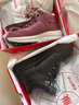 足力健中老年冬季戶(hù)外散步加絨加厚石墨烯保暖鞋2493205J 酒紅 40  曬單實(shí)拍圖