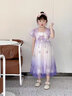 迪士尼（Disney）女寶寶夏季庫洛米公主裙2025新款小女孩洋氣連衣裙夏裝網(wǎng)紗表演裙 紫色 120 cm 曬單實(shí)拍圖