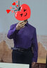 佐攸2022遠(yuǎn)東夏季白襯衫男士商務(wù)襯衫男長(zhǎng)袖寸寬松職業(yè)襯衣男正裝大碼 深紫色1025 40/XL 曬單實(shí)拍圖