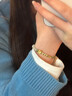 中國(guó)黃金（CHINA GOLD）四葉草黃金轉(zhuǎn)運(yùn)珠男女款足金DIY配件七夕情人節(jié)禮物送女朋友老婆 足金四葉草轉(zhuǎn)運(yùn)珠約0.22g【單轉(zhuǎn)運(yùn)珠】【紀(jì)念品】 曬單實(shí)拍圖
